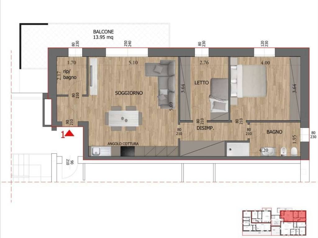 appartamento in vendita a Reggio nell'Emilia in zona Città Storica