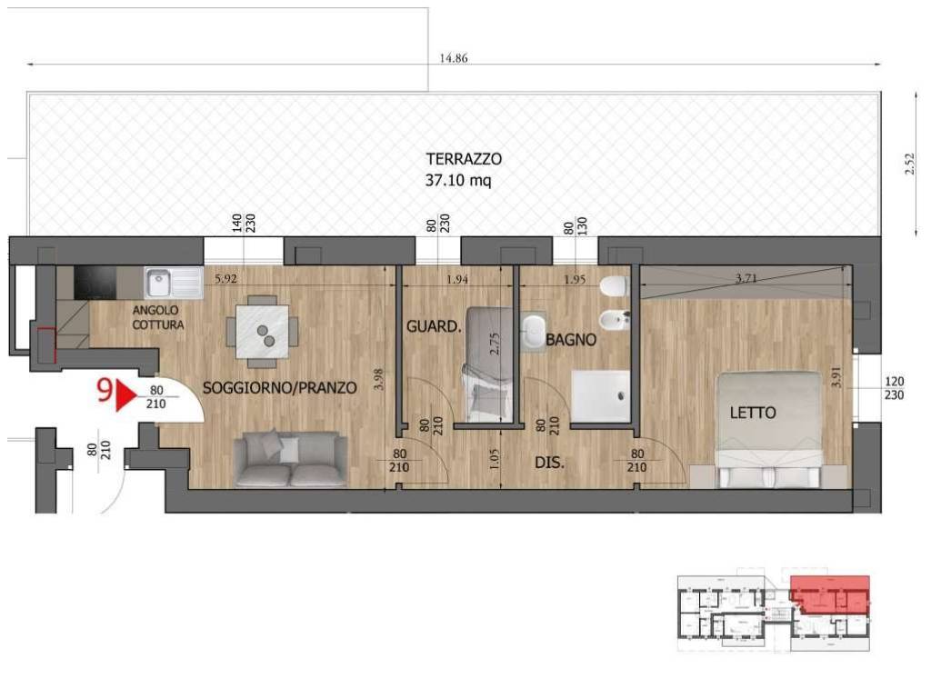 appartamento in vendita a Reggio nell'Emilia in zona Città Storica