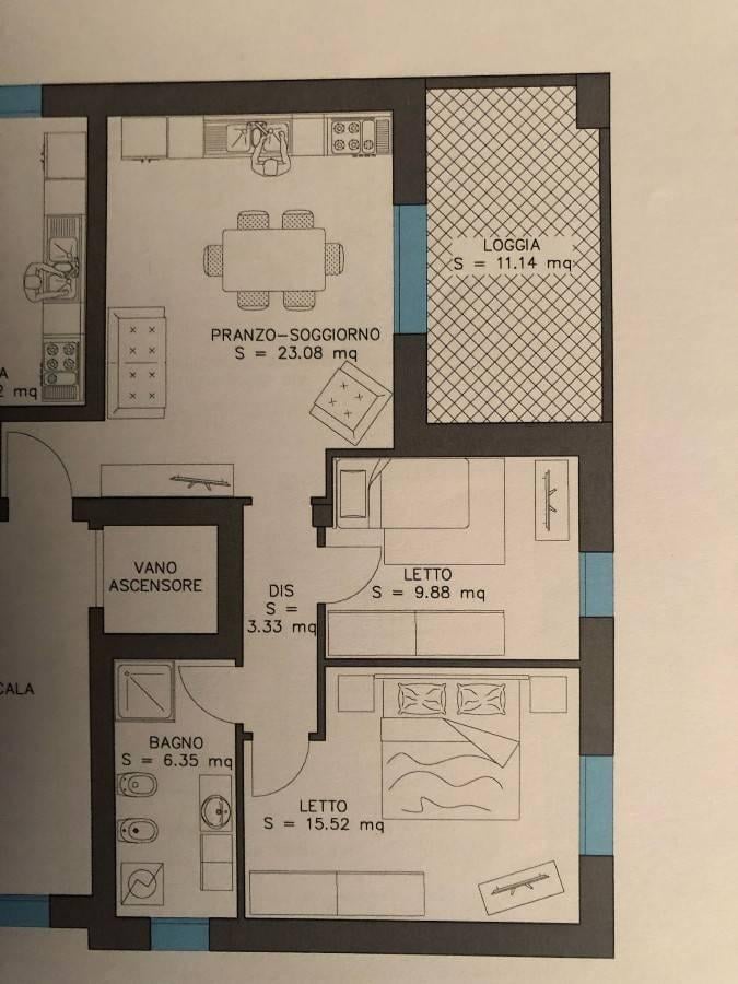 appartamento in vendita a Reggio nell'Emilia in zona Fogliano