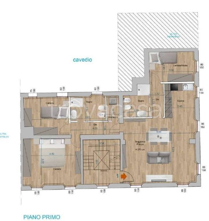 appartamento in vendita a Reggio nell'Emilia in zona Città Storica