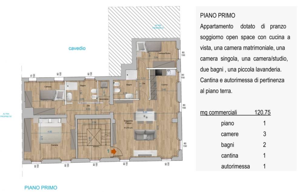 appartamento in vendita a Reggio nell'Emilia in zona Città Storica