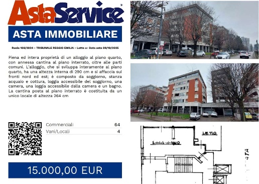 appartamento in vendita a Reggio nell'Emilia