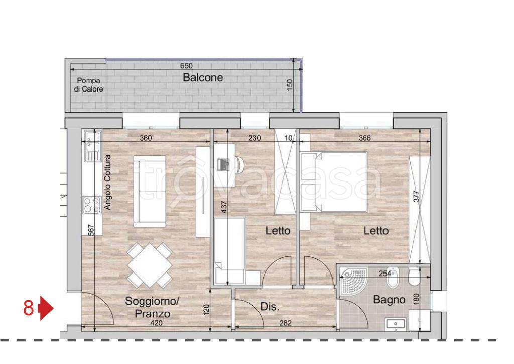 appartamento in vendita a Reggio nell'Emilia in zona Regina Pacis