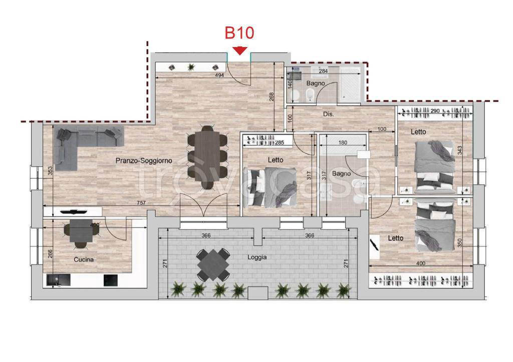 appartamento in vendita a Reggio nell'Emilia in zona Pieve Modolena