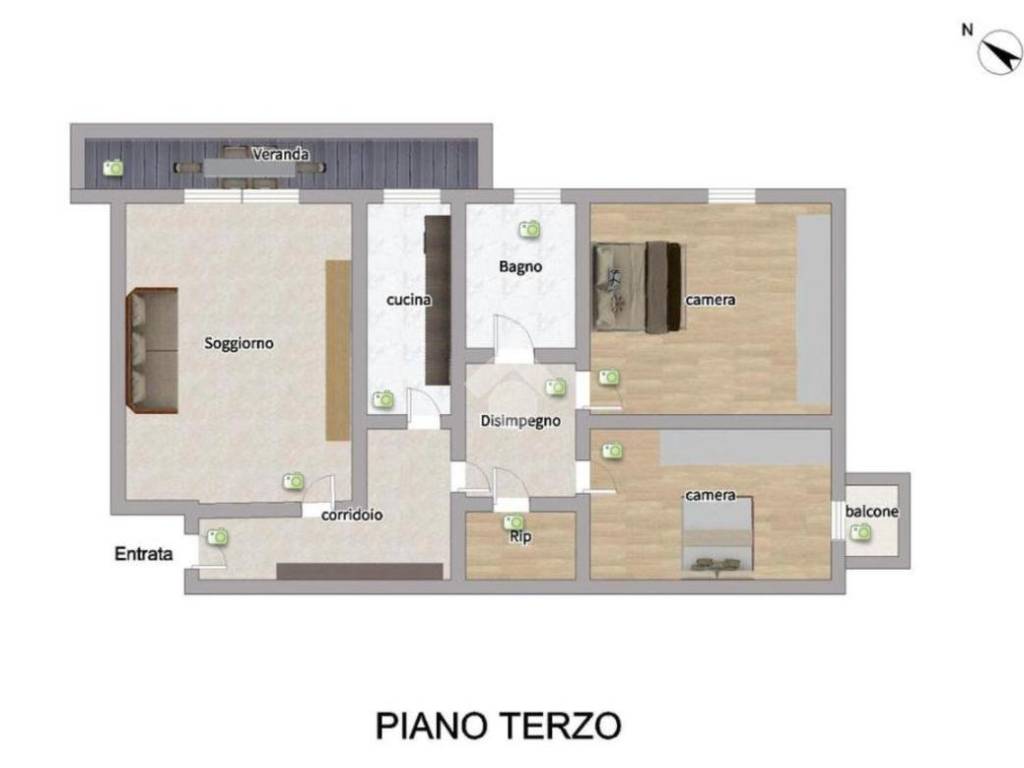 appartamento in vendita a Reggio nell'Emilia in zona Tribunale