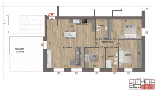 appartamento in vendita a Reggio nell'Emilia in zona Città Storica