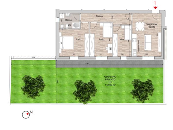 appartamento in vendita a Reggio nell'Emilia in zona Regina Pacis