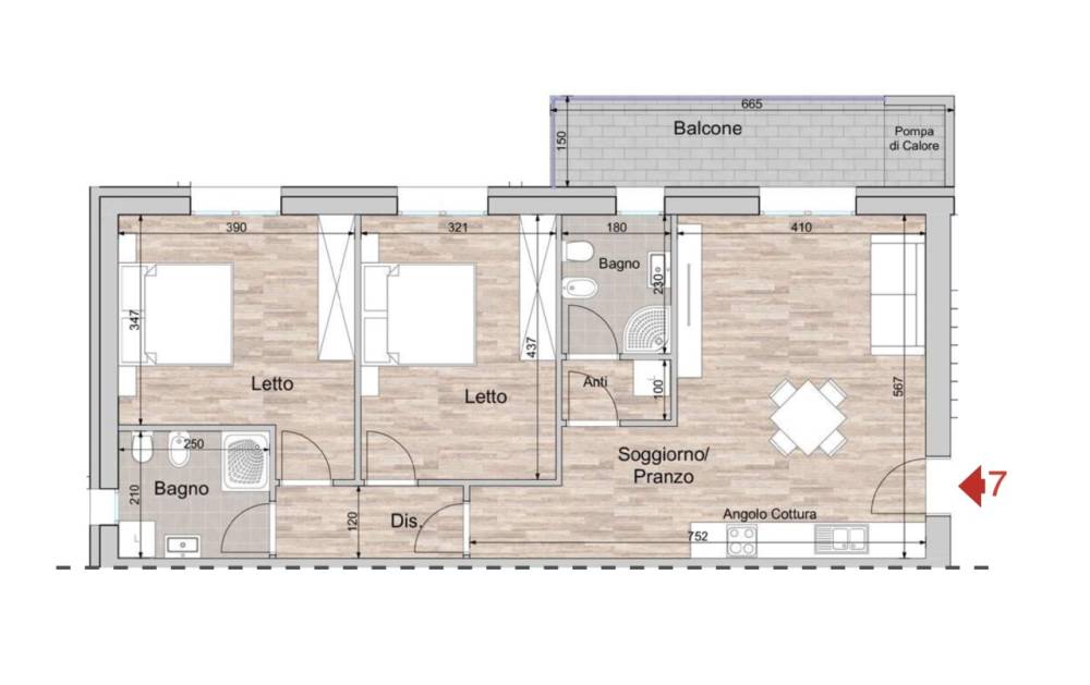 appartamento in vendita a Reggio nell'Emilia in zona Regina Pacis