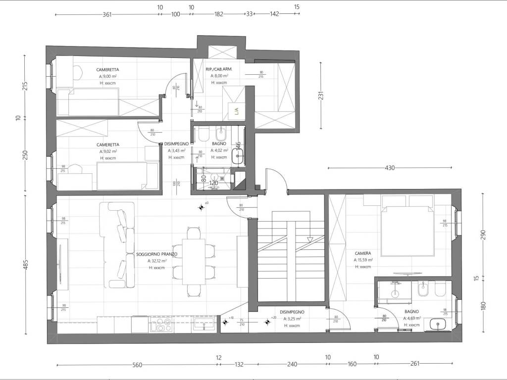 appartamento in vendita a Reggio nell'Emilia in zona Città Storica