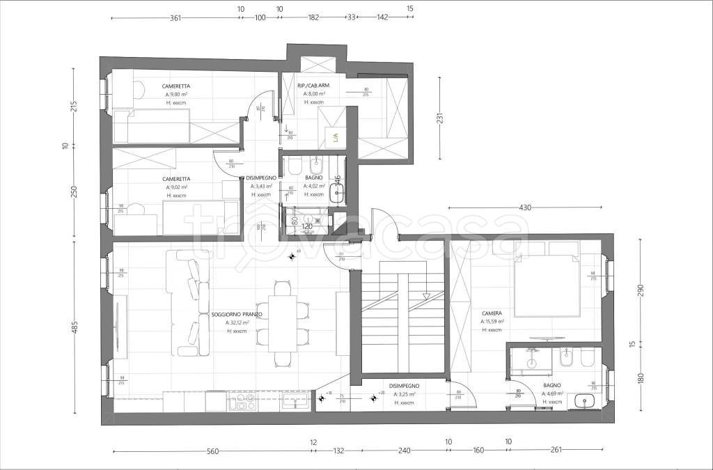 appartamento in vendita a Reggio nell'Emilia in zona Città Storica