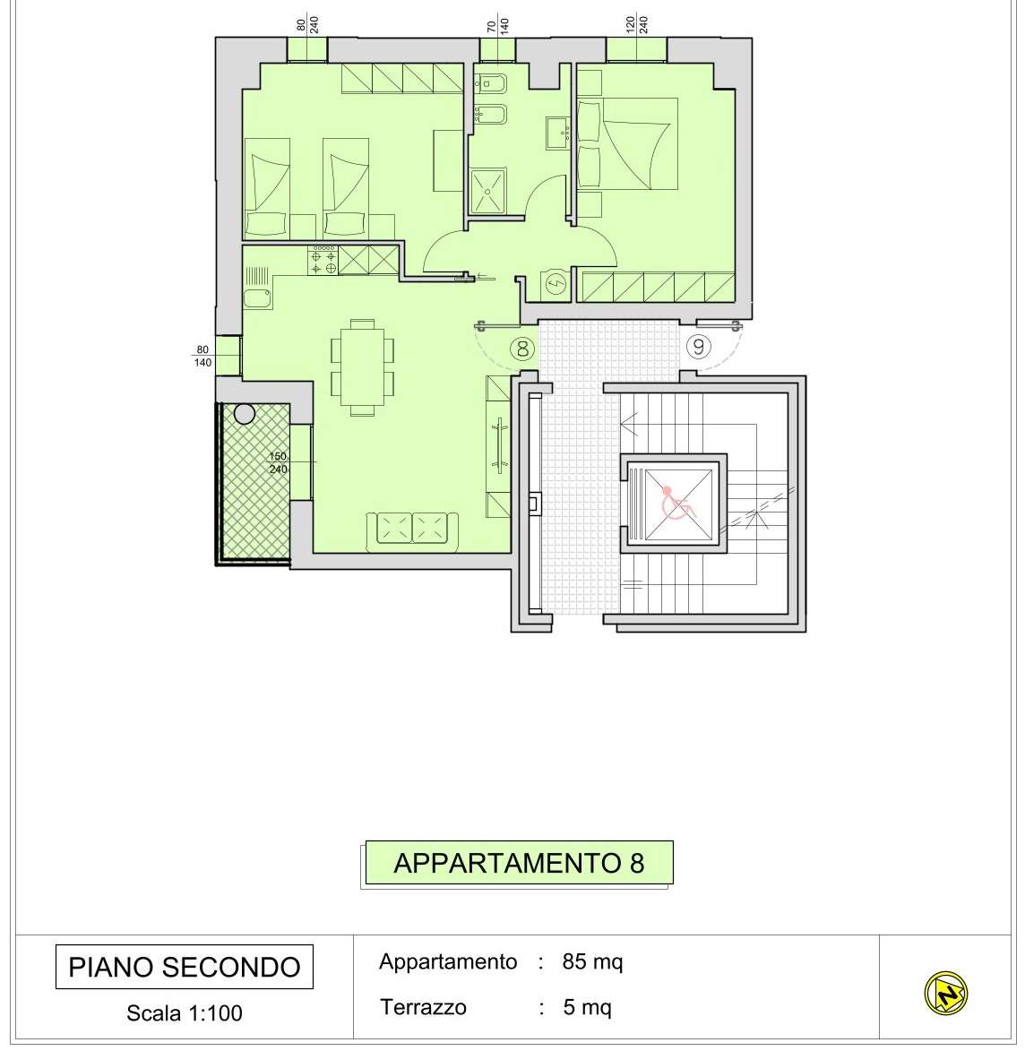 appartamento in vendita a Reggio nell'Emilia in zona Città Storica