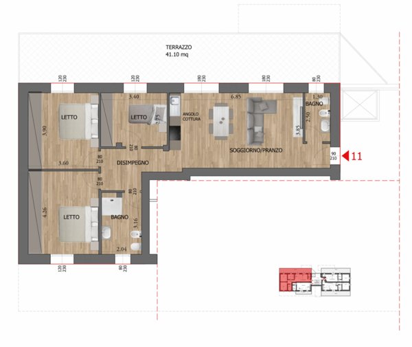 appartamento in vendita a Reggio nell'Emilia in zona Città Storica