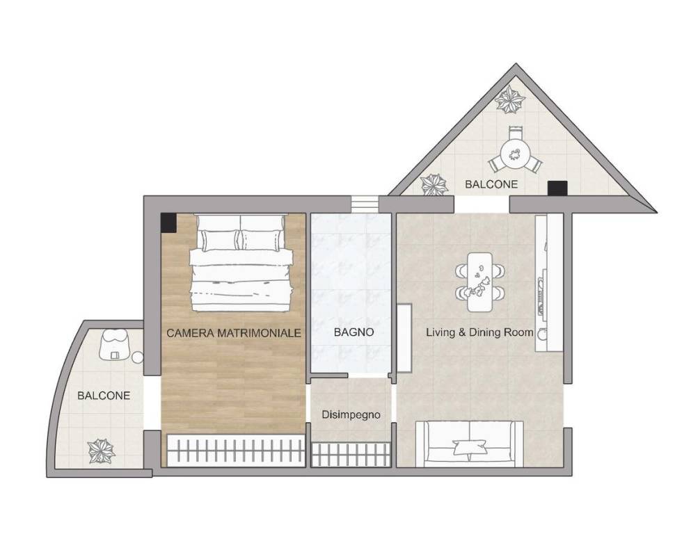appartamento in vendita a Reggio nell'Emilia in zona Roncocesi