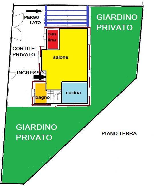 casa indipendente in vendita a Reggio nell'Emilia in zona Orologio