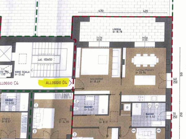 appartamento in vendita a Reggio nell'Emilia