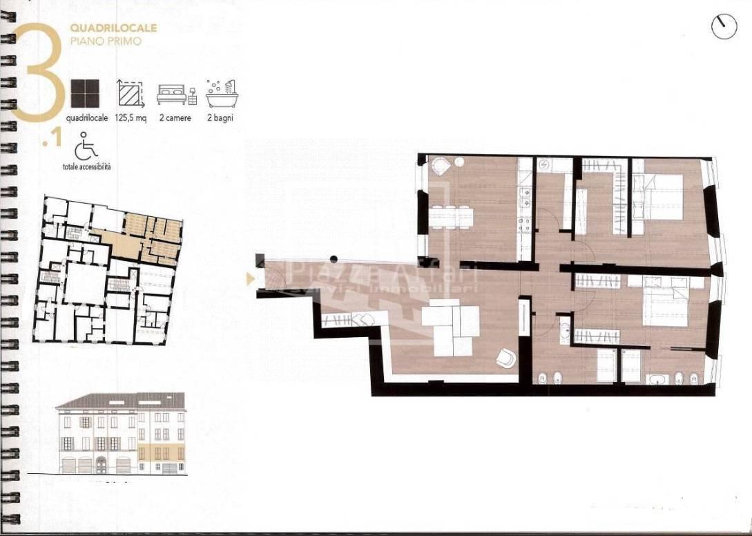 appartamento in vendita a Reggio nell'Emilia in zona Città Storica