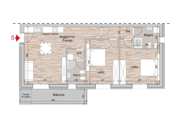 appartamento in vendita a Reggio nell'Emilia in zona Regina Pacis