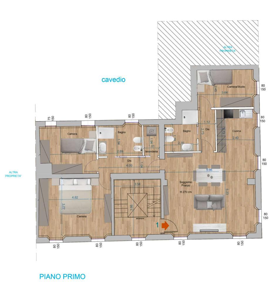 appartamento in vendita a Reggio nell'Emilia in zona Città Storica