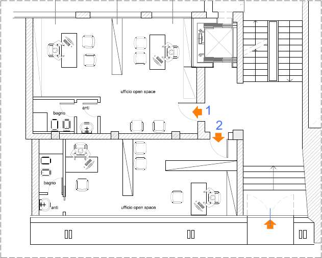 ufficio in vendita a Reggio nell'Emilia in zona Città Storica