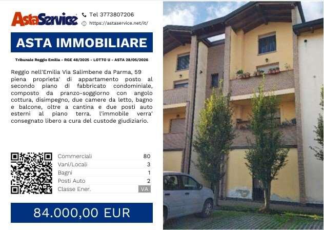 appartamento in vendita a Reggio nell'Emilia in zona Tribunale