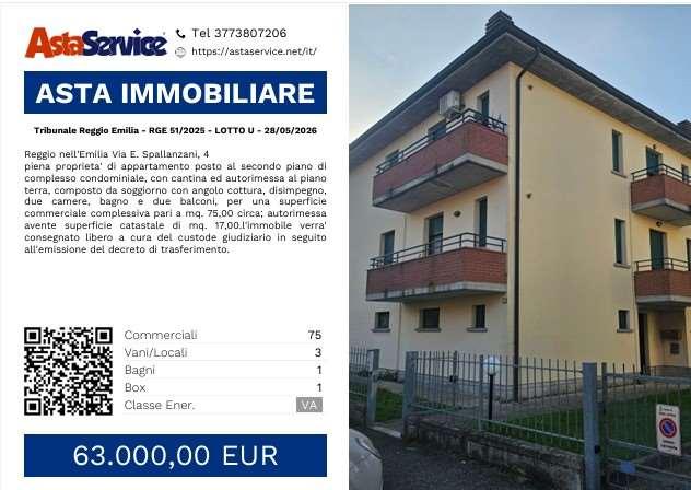 appartamento in vendita a Reggio nell'Emilia in zona Tribunale