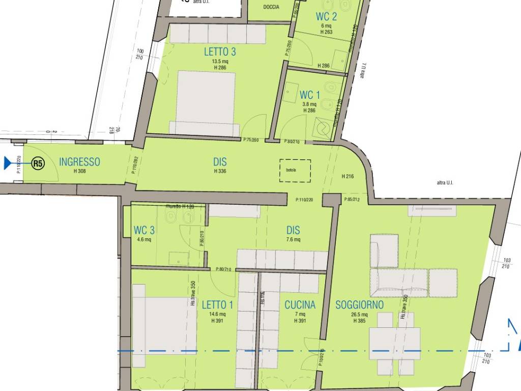 appartamento in vendita a Reggio nell'Emilia
