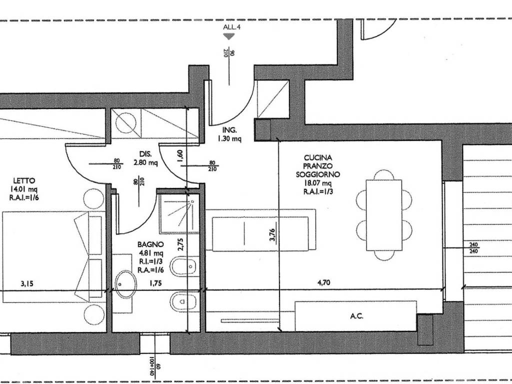 appartamento in vendita a Sant'Ilario d'Enza
