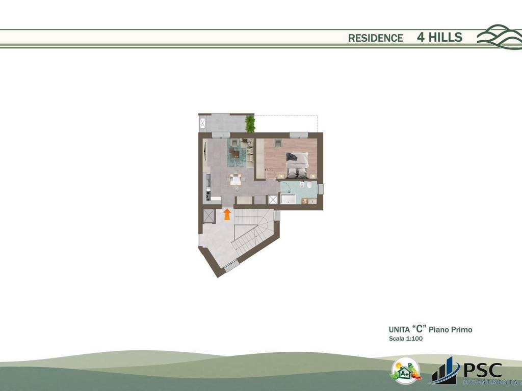 appartamento in vendita a Scandiano in zona Ventoso