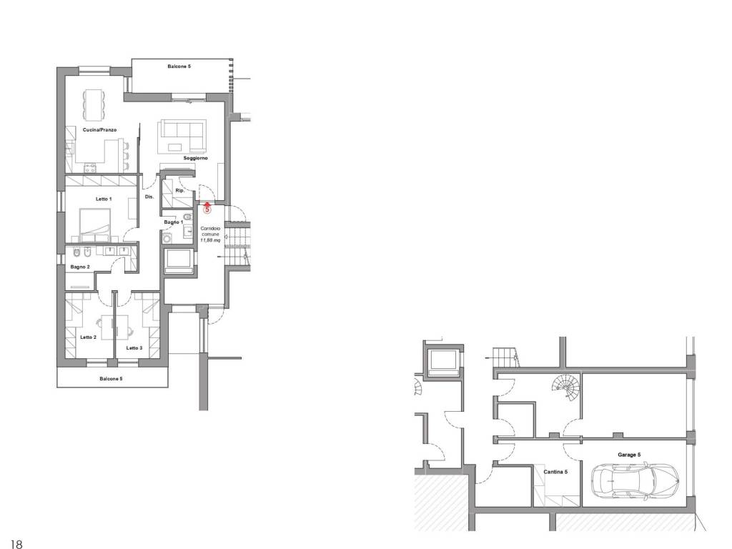 appartamento in vendita a Scandiano in zona Ventoso