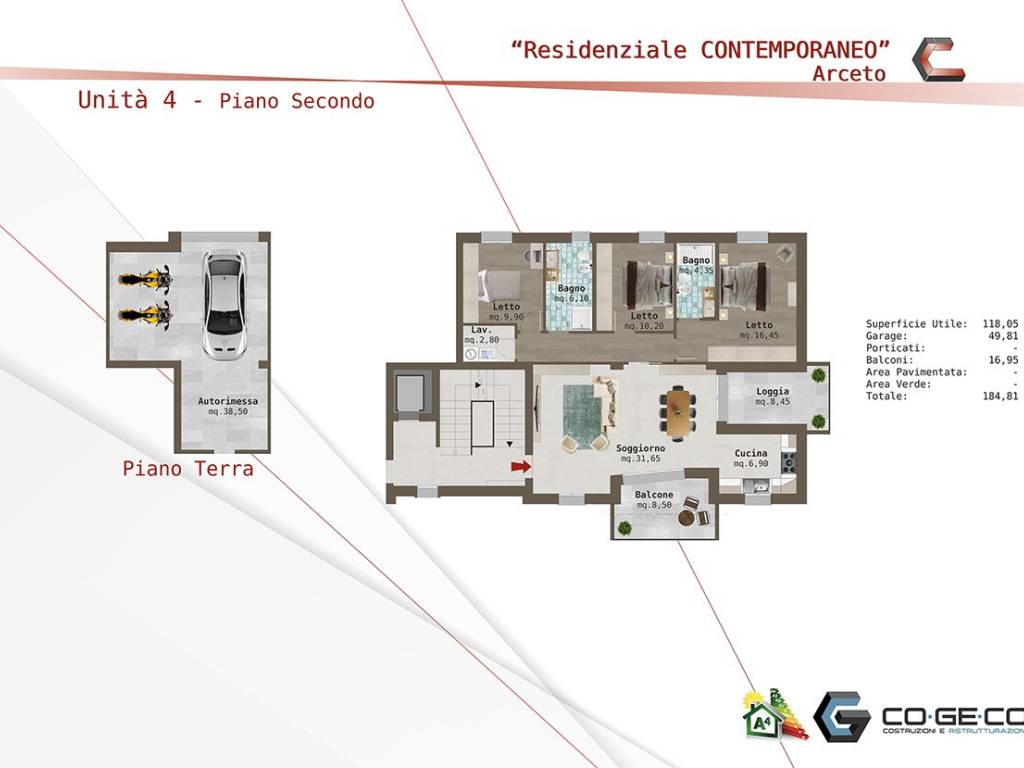 appartamento in vendita a Scandiano in zona Arceto