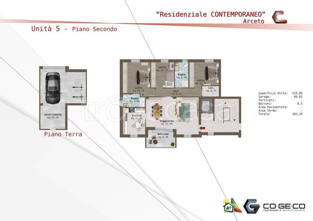 appartamento in vendita a Scandiano in zona Arceto