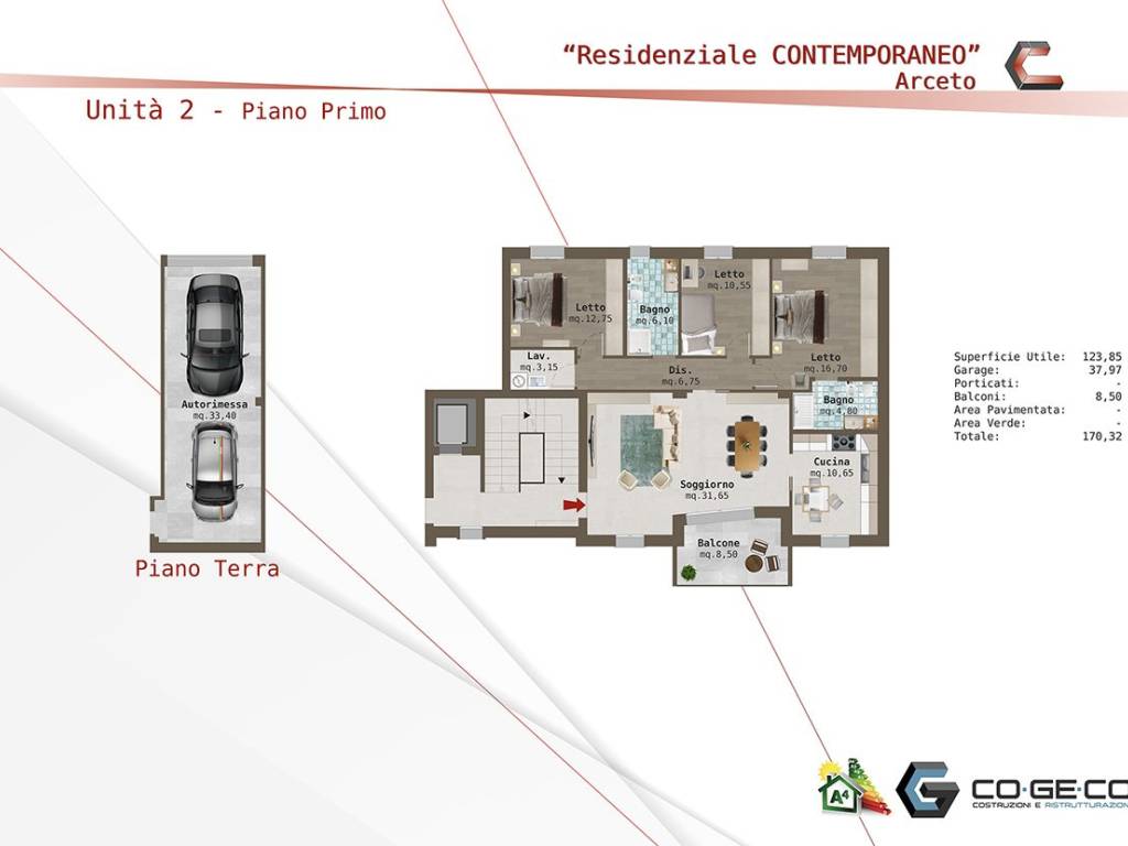 appartamento in vendita a Scandiano in zona Arceto