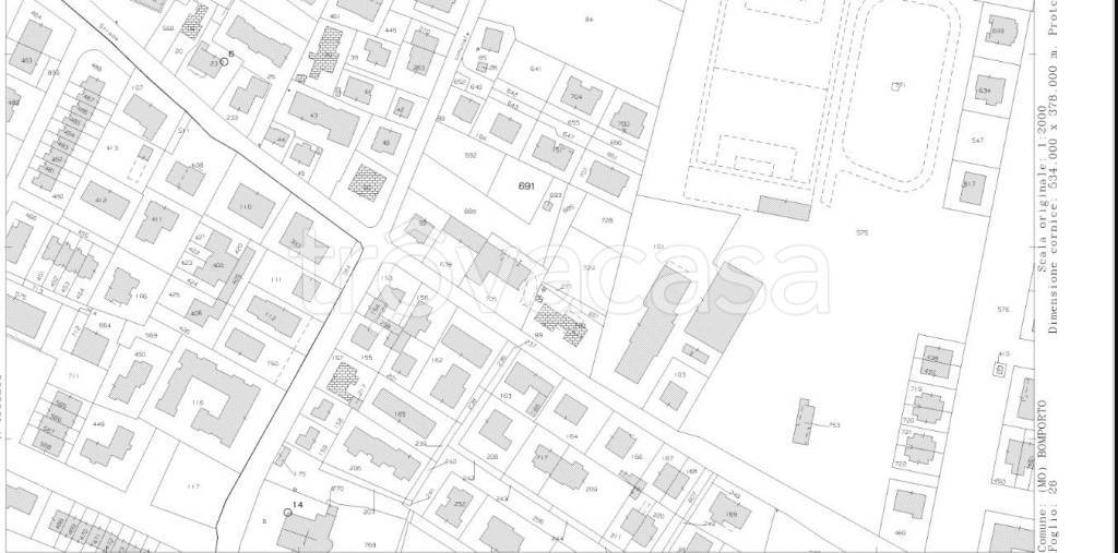 terreno edificabile in vendita a Bomporto in zona Sorbara