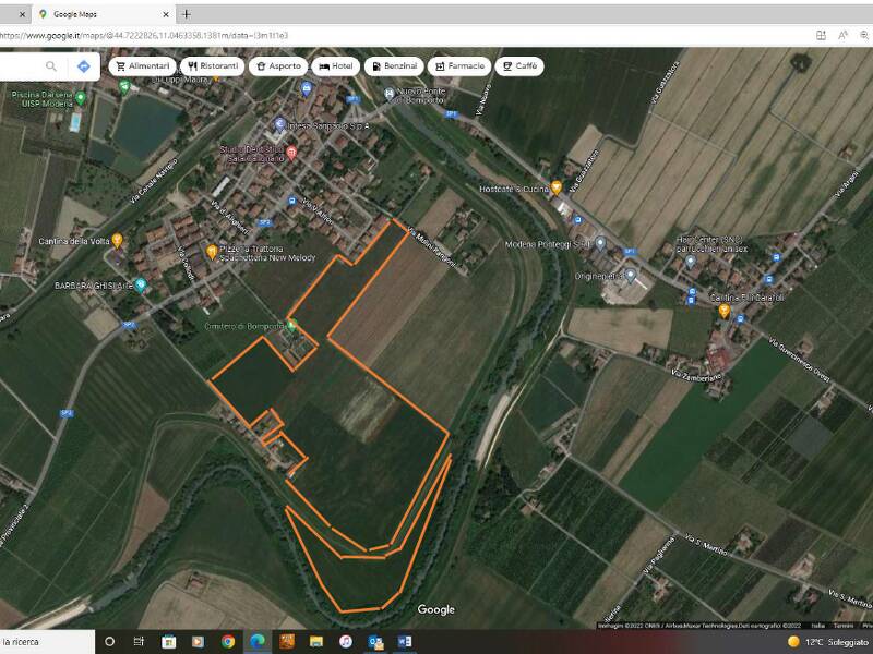 terreno agricolo in vendita a Bomporto