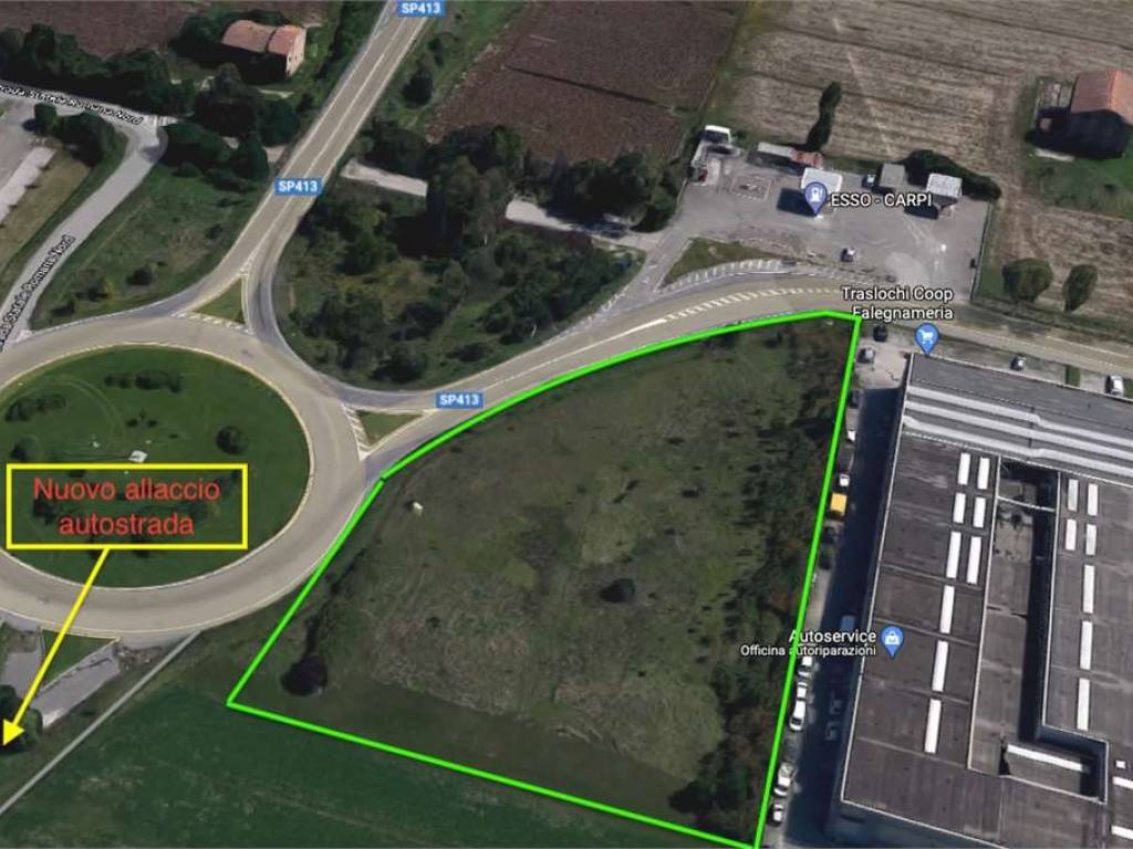 terreno agricolo in vendita a Carpi in zona Budrione