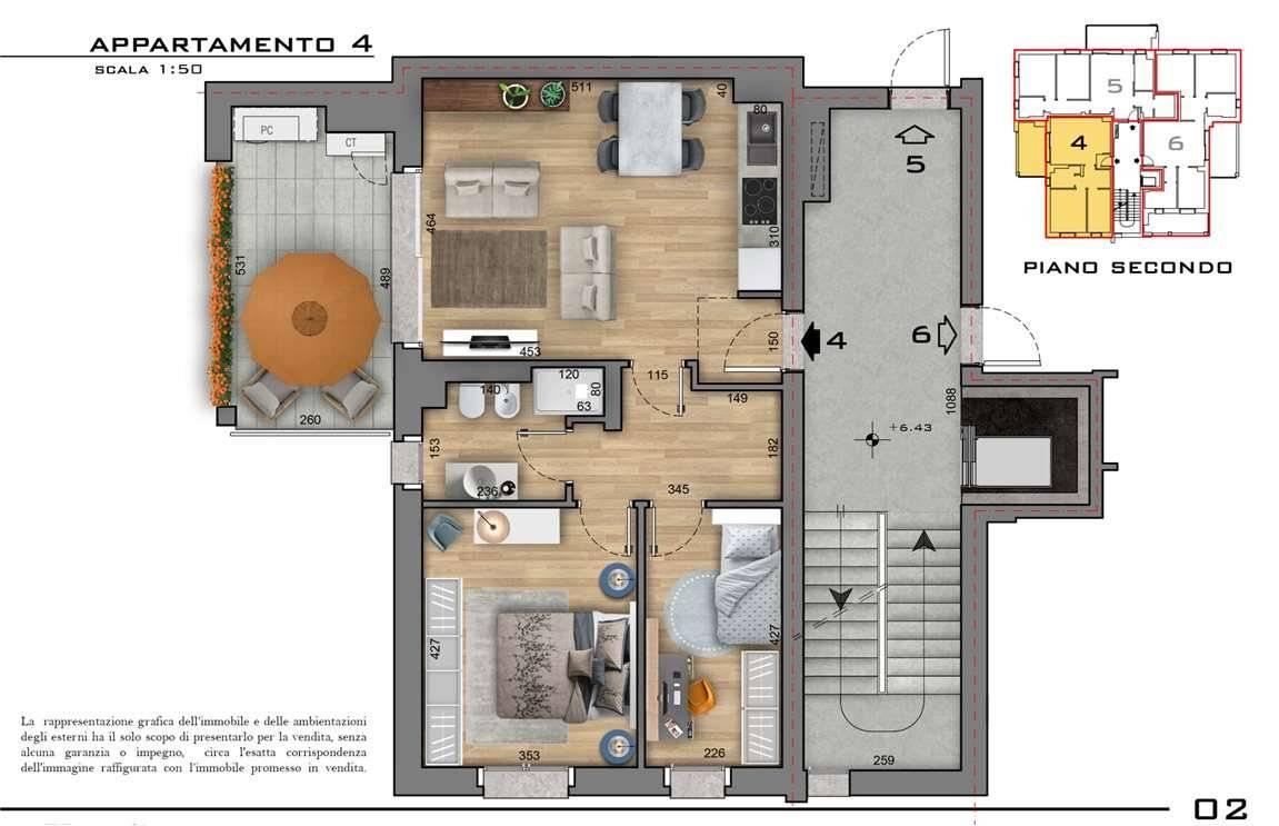 appartamento in vendita a Carpi in zona Quartirolo