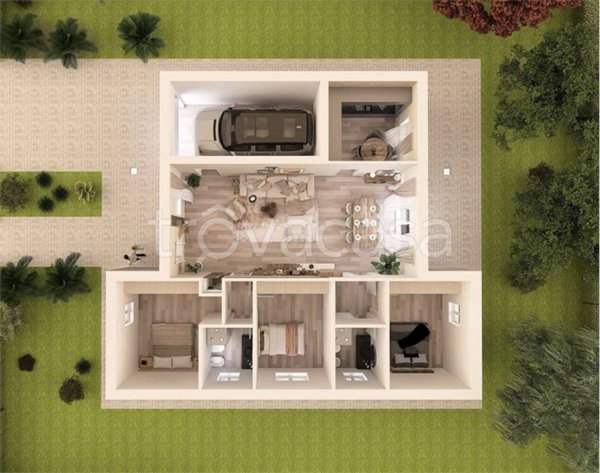 casa indipendente in vendita a Carpi in zona Budrione