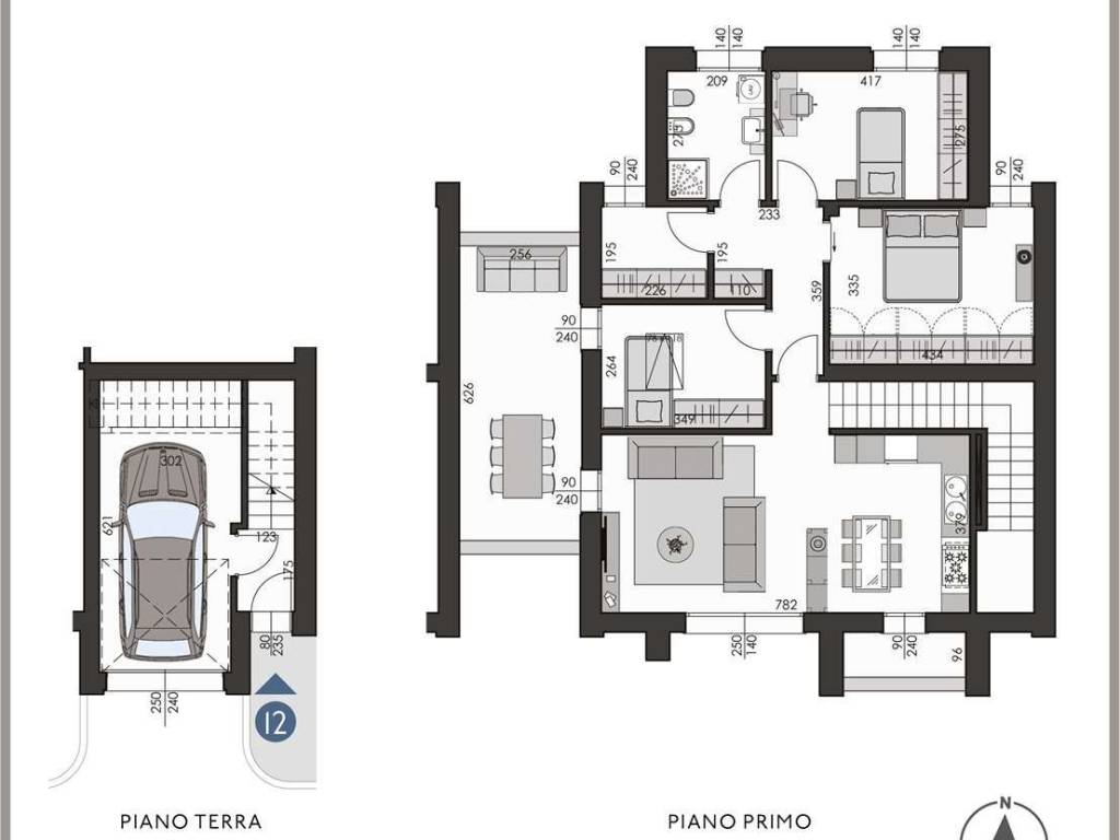 appartamento in vendita a Carpi in zona Budrione