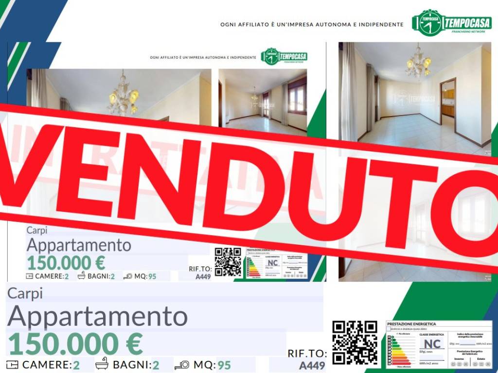 appartamento in vendita a Carpi