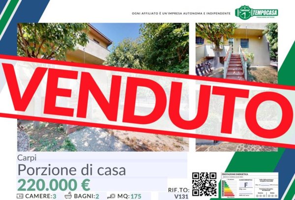 casa indipendente in vendita a Carpi in zona Fossoli