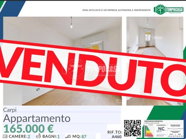 appartamento in vendita a Carpi in zona Cibeno Pile