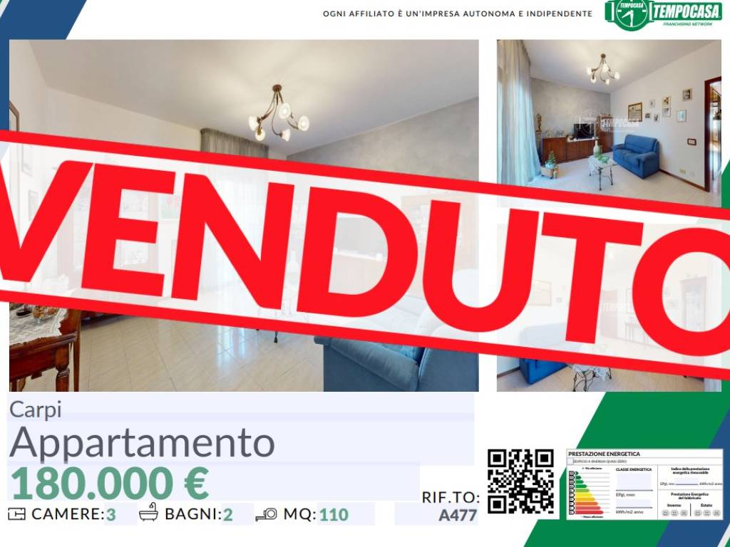 appartamento in vendita a Carpi