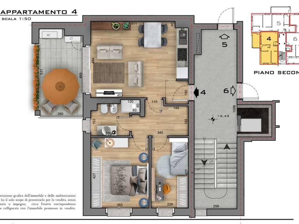 appartamento in vendita a Carpi in zona Quartirolo