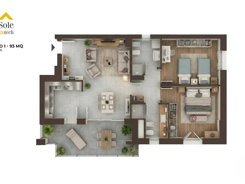 appartamento in vendita a Carpi in zona Quartirolo