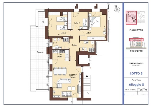 appartamento in vendita a Carpi in zona Quartirolo