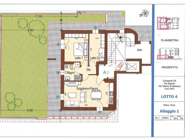 casa indipendente in vendita a Carpi in zona Quartirolo