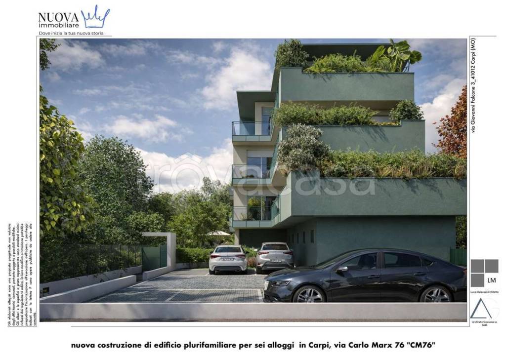 appartamento in vendita a Carpi in zona Quartirolo