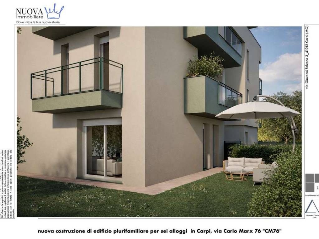 appartamento in vendita a Carpi in zona Quartirolo