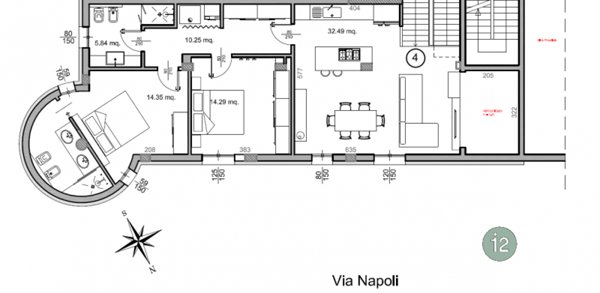 appartamento in vendita a Carpi in zona Cibeno Pile