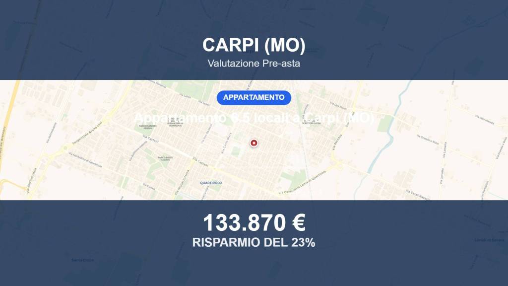 appartamento in vendita a Carpi in zona Quartirolo